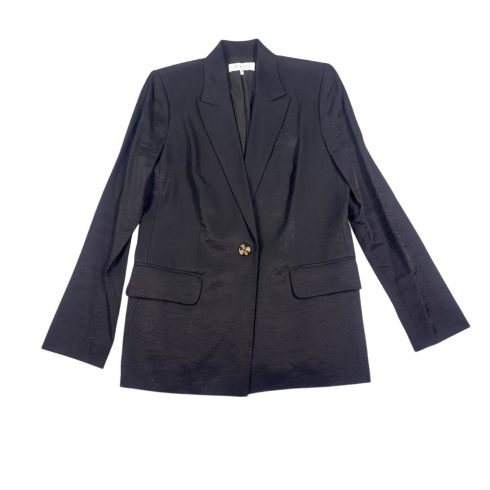 WAYF Black Single-Button Oversized Fit Blazer XS‎ - Picture 10 of 13